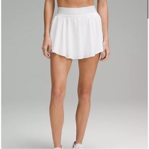 brand new lululemon white tennis skirt never worn